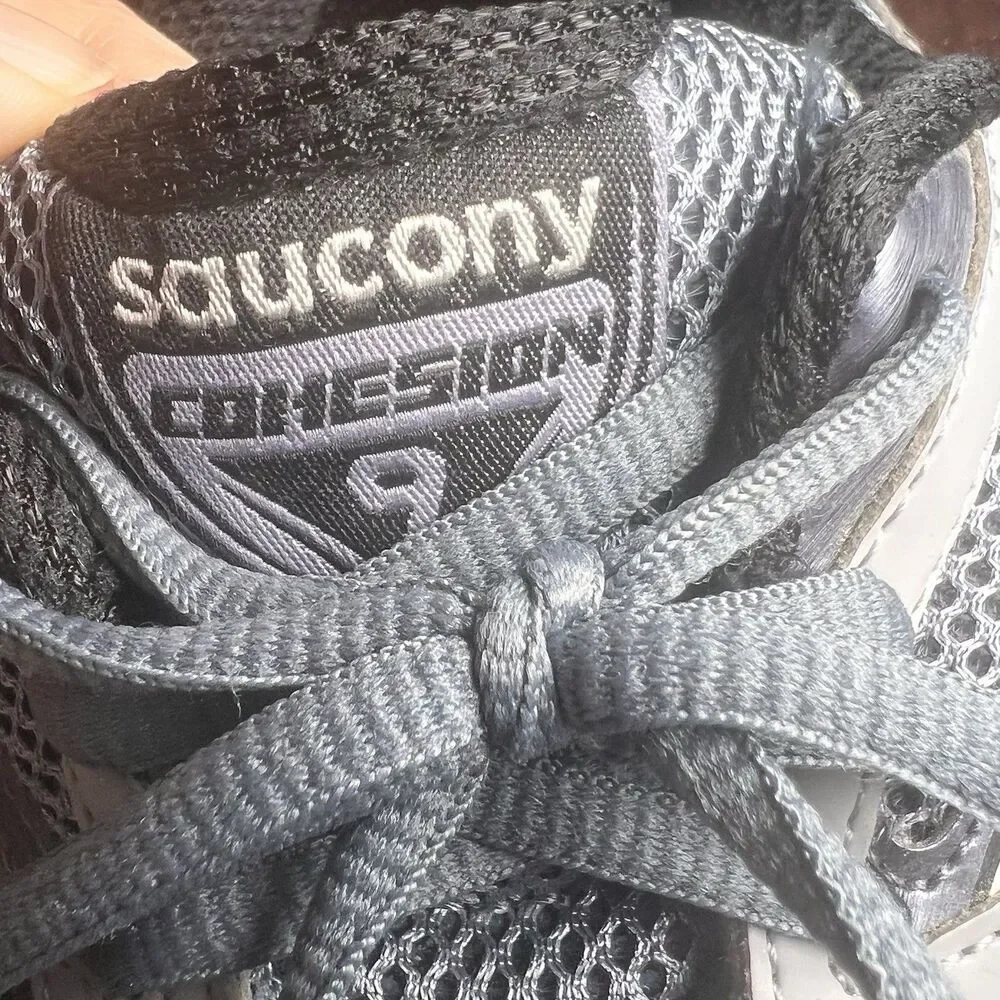 Saucony Cohesion 9 XT-600‎ Gray/Black Athletic Running Shoes - Men’s 11